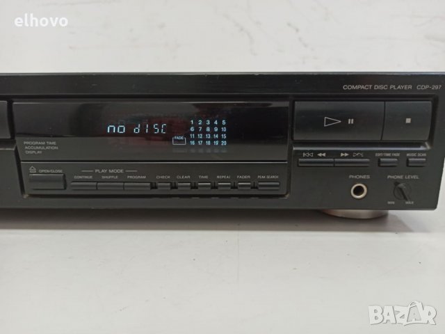 CD player SONY CDP-297 4, снимка 3 - Ресийвъри, усилватели, смесителни пултове - 33064935