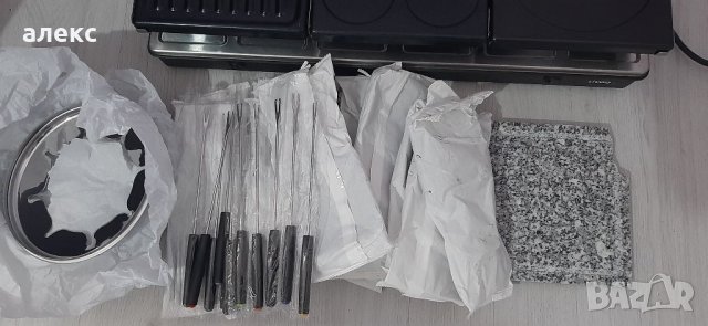 Livoo Раклет фондю уред за 12 души | 1650 W, снимка 2 - Скари - 37879376