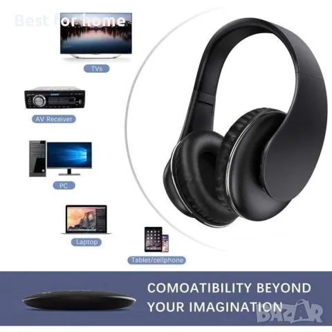 Безжични слушалки за телевизор YH680 с безжичен предавател, снимка 2 - Bluetooth слушалки - 47731771