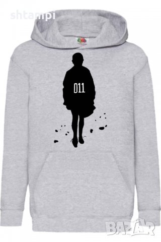 Детски Суитчър/Суитшърт Stranger Things Eleven 3,Игра,Подарък,Изненада,Забавление,Рожден Ден, снимка 2 - Детски анцузи и суичери - 38358632