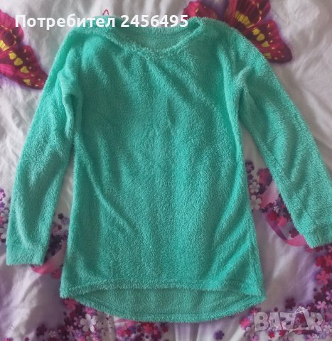 Плюшена блузка,размер М.,нова., снимка 1 - Блузи с дълъг ръкав и пуловери - 43968839