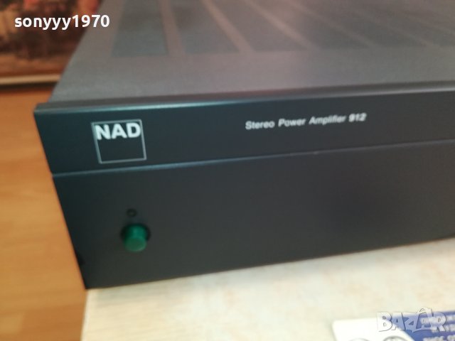 NAD 912 POWER AMPLI-ВНОС SWISS 1812231334, снимка 3 - Ресийвъри, усилватели, смесителни пултове - 43461592