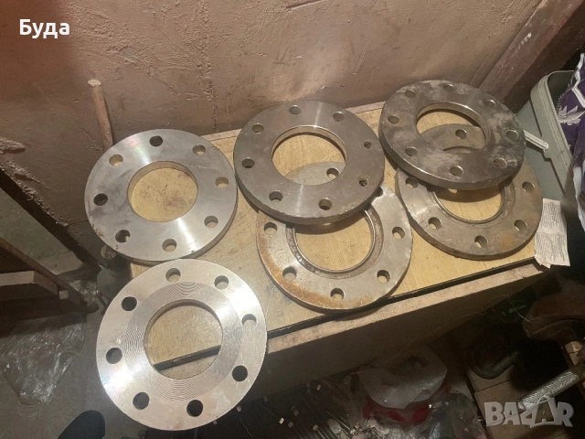 Фланци за тръби ф80 и ф100 неръждаеми 
