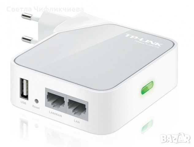 Рутер TP-Link TL WR710N, снимка 2 - Рутери - 33432265