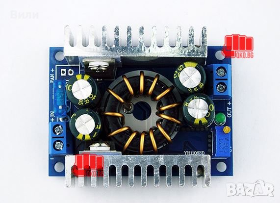  Dc-dc Led Boost-step up драйер 12-35v/150w/8a Mosfet , снимка 2 - Друга електроника - 37564327