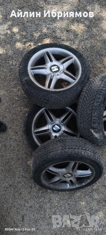 Оригинални джанти с гуми Seat 17 5x100 57,1, снимка 6 - Гуми и джанти - 51648132
