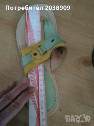 Нови кожени сандали  естествена кожа. 37 номер , снимка 4 - Сандали - 28469122