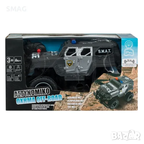 Полицейски джип с дистанционно управление със звук и светлина S_1231815, снимка 2 - Коли, камиони, мотори, писти - 47905395
