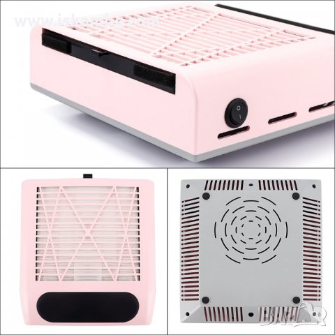 80W! НОВ прахоуловител с филтър за нокти, маникюр и педикюр - КОД 3192, снимка 13 - Продукти за маникюр - 33529304