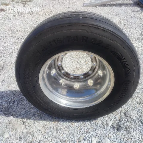 Alcoa Dura Bright LvL1 с Continental 315/70 R22,5, снимка 9 - Гуми и джанти - 47498895