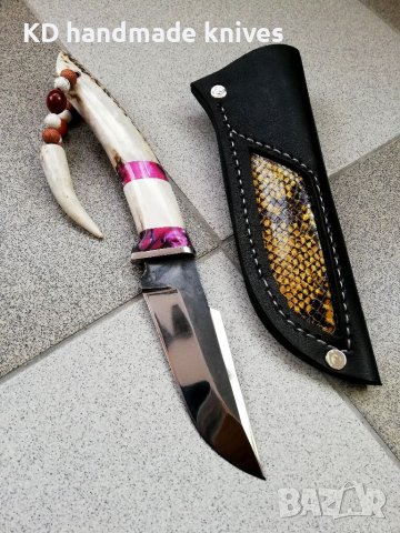 Ръчно изработен ловен нож от марка KD handmade knives ловни ножове, снимка 12 - Ножове - 39523881