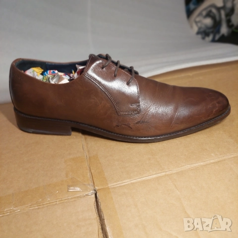 JOOP! Обувки Philemon номер 45 кожени обувки от пълнозърнеста кожа - официални, снимка 10 - Официални обувки - 51990484