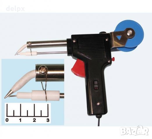 Поялник ZD-551 с макара за подаване на тинол 220V 30W/60W, снимка 2 - Поялници и запояване - 27029259