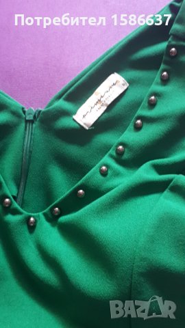 Зелена рокля, снимка 3 - Рокли - 36772381