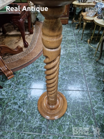 Уникална антикварна френска дървена колона , снимка 5 - Антикварни и старинни предмети - 52926910