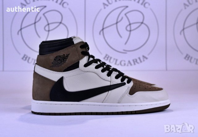 Nike Air Jordan 1 x Travis Scott, Travis Scott Fragment Мъжки Дамски Маратонки, снимка 12 - Ежедневни обувки - 34310745