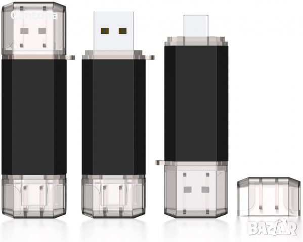 256 GB USB и Type C флашка, OTG за Android и PC, метален корпус