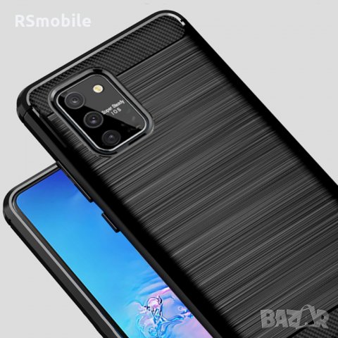 Samsung Galaxy S10 Lite / Note 10 Lite - Силиконов Кейс CARBON, снимка 1