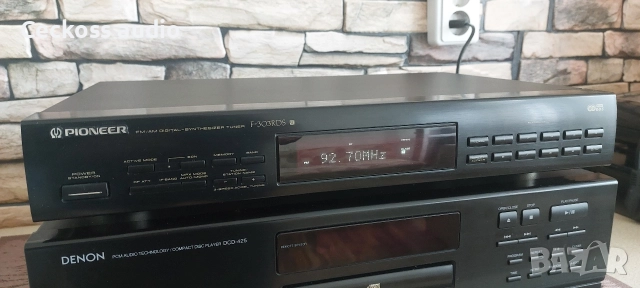 Стерео тунер PIONEER F-303RDS, снимка 4 - Ресийвъри, усилватели, смесителни пултове - 52720490