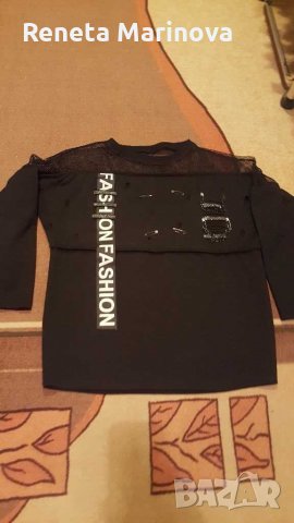 Модерна дамска блуза, снимка 4 - Блузи с дълъг ръкав и пуловери - 31400386