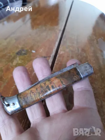 Стар джобен нож,ножка Okapi, снимка 2 - Други ценни предмети - 50422827