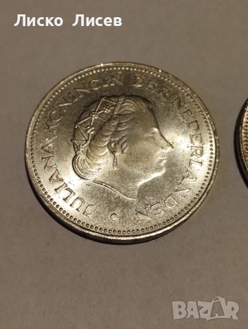 Нидерландия 10 гулдена 1970г., снимка 2 - Нумизматика и бонистика - 52943367