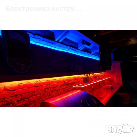 LED лента, цветна RGB, 5 метра водоустойчива с дистанционно управление, снимка 3 - Лед осветление - 36967731