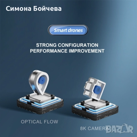 Сгъваем дрон с 8k HD Двойна камера 360 ° на заснемане , снимка 3 - Дронове и аксесоари - 52819196
