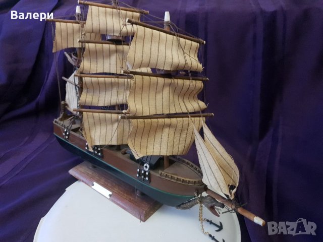 Корабен Модел VELERO ESPANOL Антика , снимка 3 - Антикварни и старинни предмети - 39082164