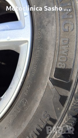 Алуминиеви джанти BORBET 5x100 15,"6Jx15 с зимни гуми, снимка 2 - Гуми и джанти - 43015691