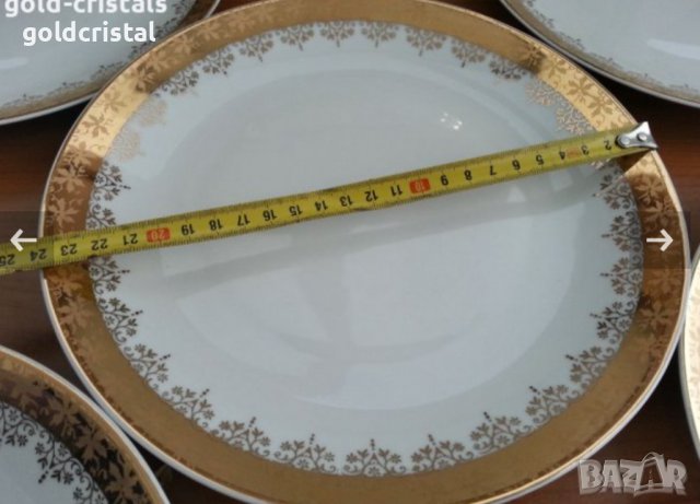 Луксозен сервиз за хранене порцелан Чехословакия, снимка 12 - Сервизи - 35078140