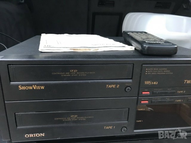 Видео VHS - ORION 112TT и 121TT,Made in Japan, снимка 2 - Плейъри, домашно кино, прожектори - 28281924