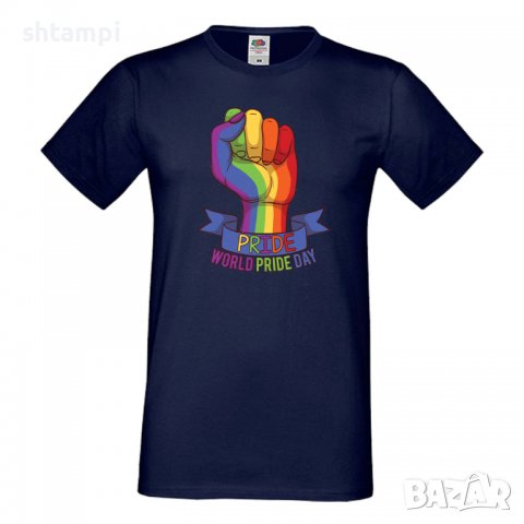 Мъжка тениска Pride World Day multicolor Прайд,Празник.Повод,Изненада, снимка 8 - Тениски - 37105142