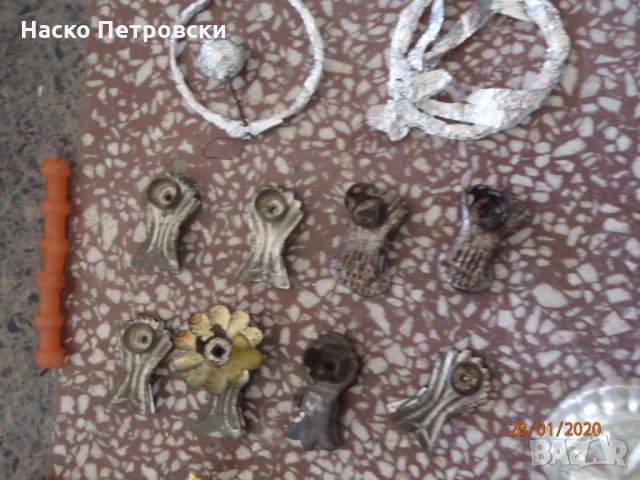 Уникални ретро СТЪКЛЕНИ коледни играчки за елха., снимка 10 - Антикварни и старинни предмети - 28265131