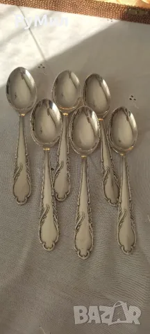 Комплект посребрени лъжички за кафе Solingen* Сребърно покритие 100 , снимка 4 - Прибори за хранене, готвене и сервиране - 48028121