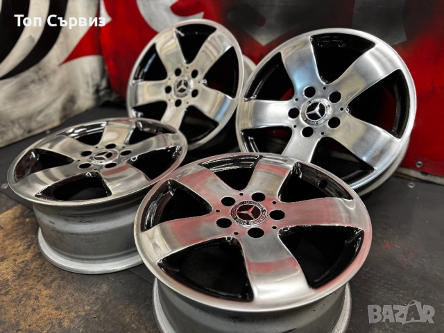 Алуминиеви джанти за Мерцедес (Mercedes), 16 цола, 5х112, снимка 3 - Гуми и джанти - 52594473