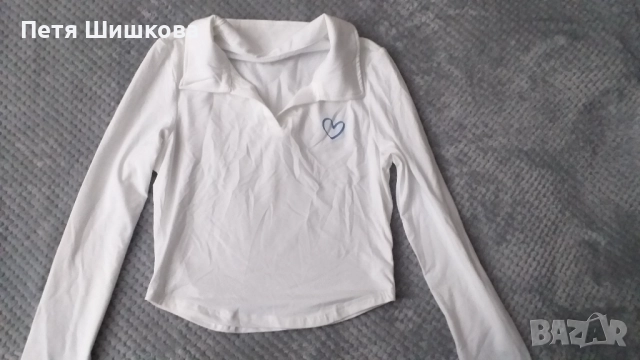 Детска Бяла блуза, по 8 лв, нови, лот от 5 бр за 40лв!