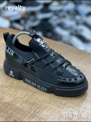 Philipp Plein Черни Мъжки Маратонки 40-44 Номер 