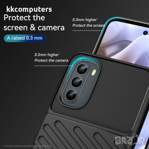Motorola Moto G31 / G41 Удароустойчив Twill Texture Калъф и Протектор, снимка 5 - Калъфи, кейсове - 51419523