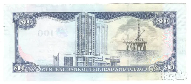 Trinidad and Tobago-100 Dollars-2014-P# 51b-Paper, снимка 2 - Нумизматика и бонистика - 49778293
