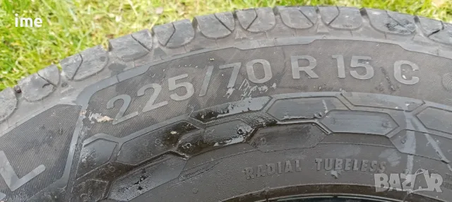 2бр летни бусови гуми 225/70R15C. Uniroyal RainMax3. 8PR 112/110R. DOT 0521. 4.5 мм дълбочина... , снимка 4 - Гуми и джанти - 49898024