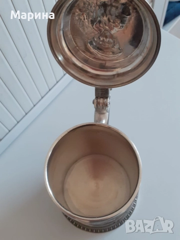 Халба за бира от калай "Рембранд" Antik*Vintage #89, снимка 11 - Антикварни и старинни предмети - 51556393