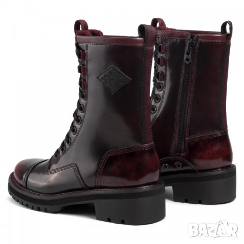 НОВИ и Намалени! G-Star Premium Minor Boot Bordeaux Дамки Боти Естествена Кожа Номер 37, снимка 11 - Дамски боти - 33527441