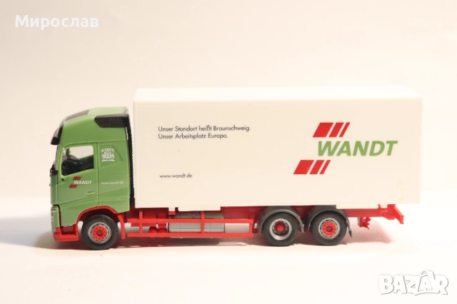 HERPA H0 1/87 VOLVO КАМИОН МОДЕЛ ТИР КОЛИЧКА
