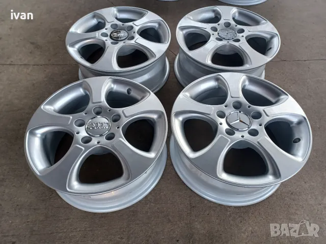 4 бр. чисто нови алуминиеви джанти RC DESIGN 15 цола 5x112, централен отвор 66.6 , ET44, 6J, снимка 5 - Гуми и джанти - 48473476