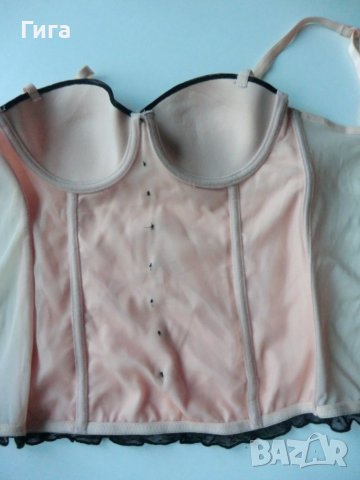 Розово бюстие 85В, снимка 6 - Корсети, бюстиета, топове - 37892144