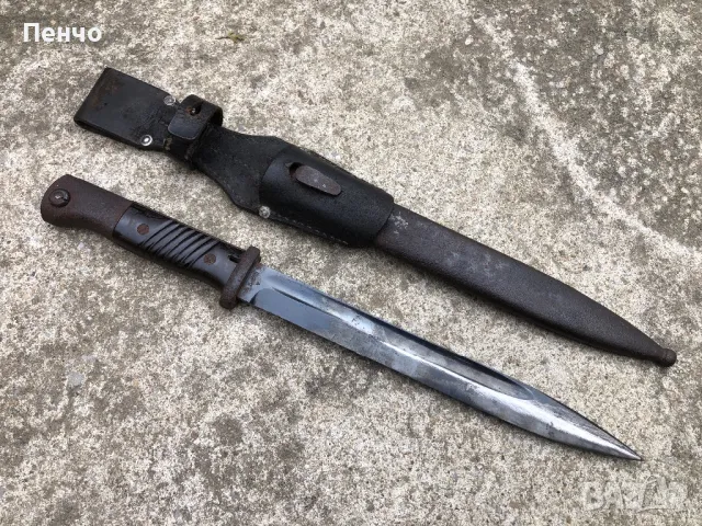 стар немски щик МАУЗЕР К98, снимка 4 - Антикварни и старинни предмети - 49460517