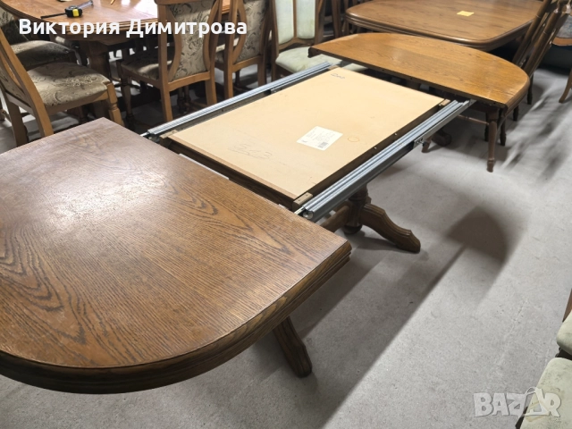 Разтегателна трапезна маса , снимка 6 - Маси - 52907416