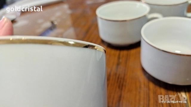 Стар български порцелан чаени чаши, снимка 7 - Антикварни и старинни предмети - 52935843