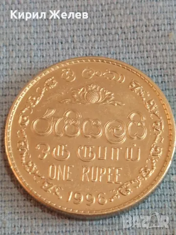 Монета 1 рупия 1996г. Република Шри Ланка за КОЛЕКЦИЯ 37817